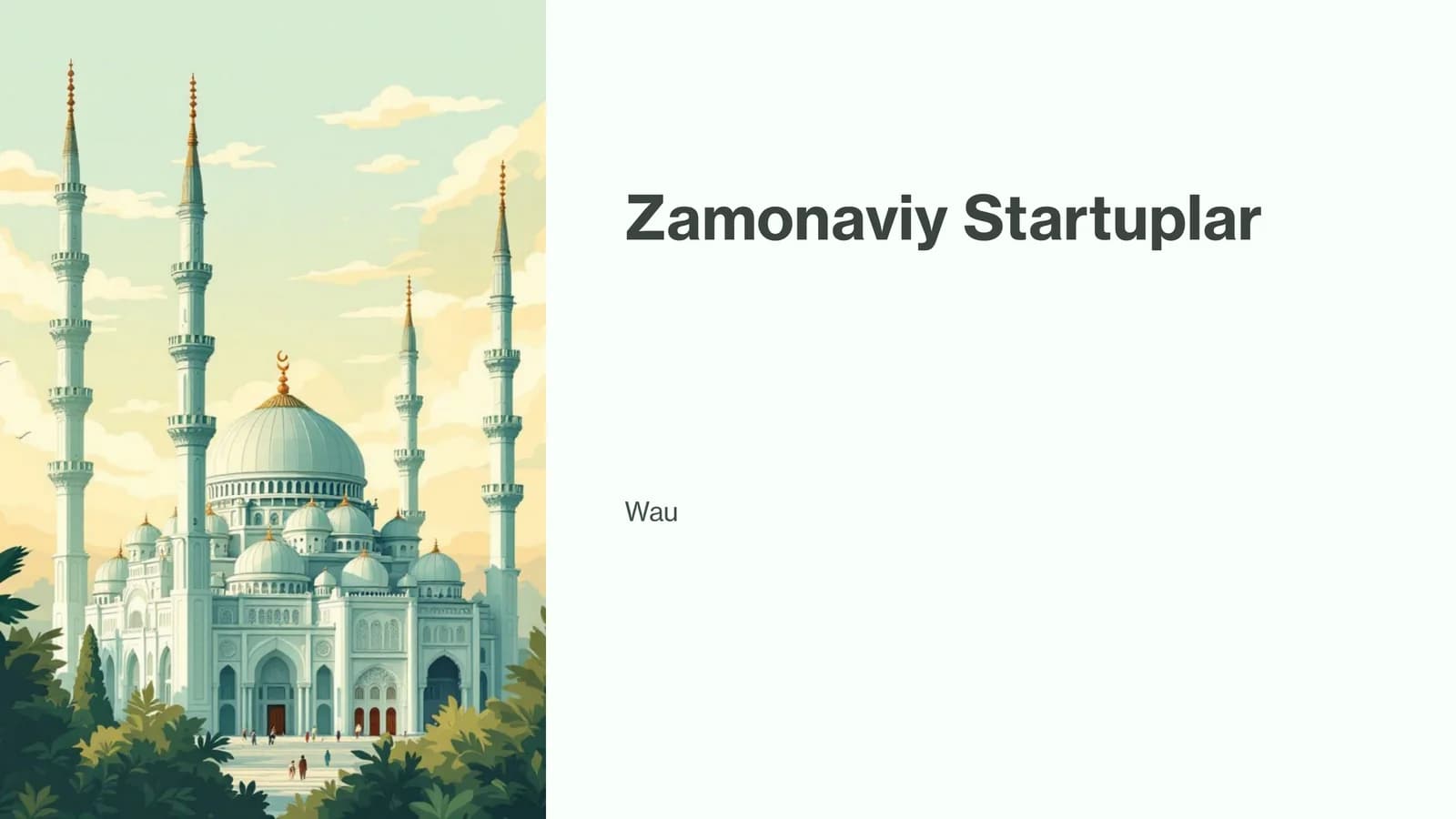 Zamonaviy Startuplar
