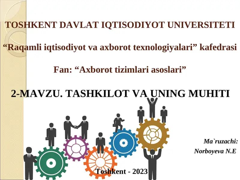 Tizim nima?