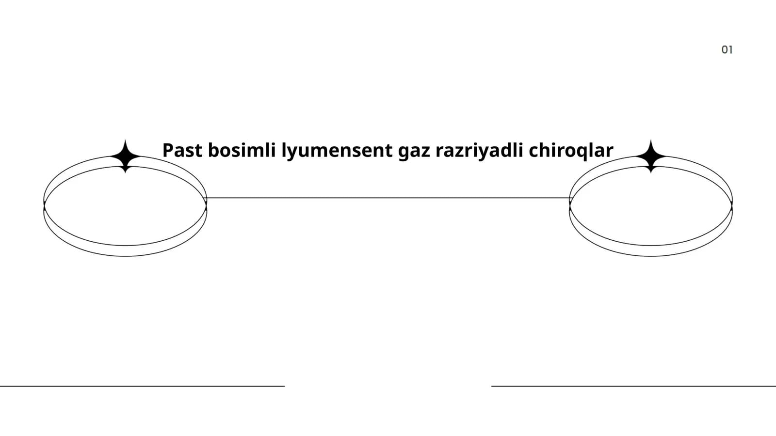 Past bosimli lyumensent gaz razriyadli chiroqlar