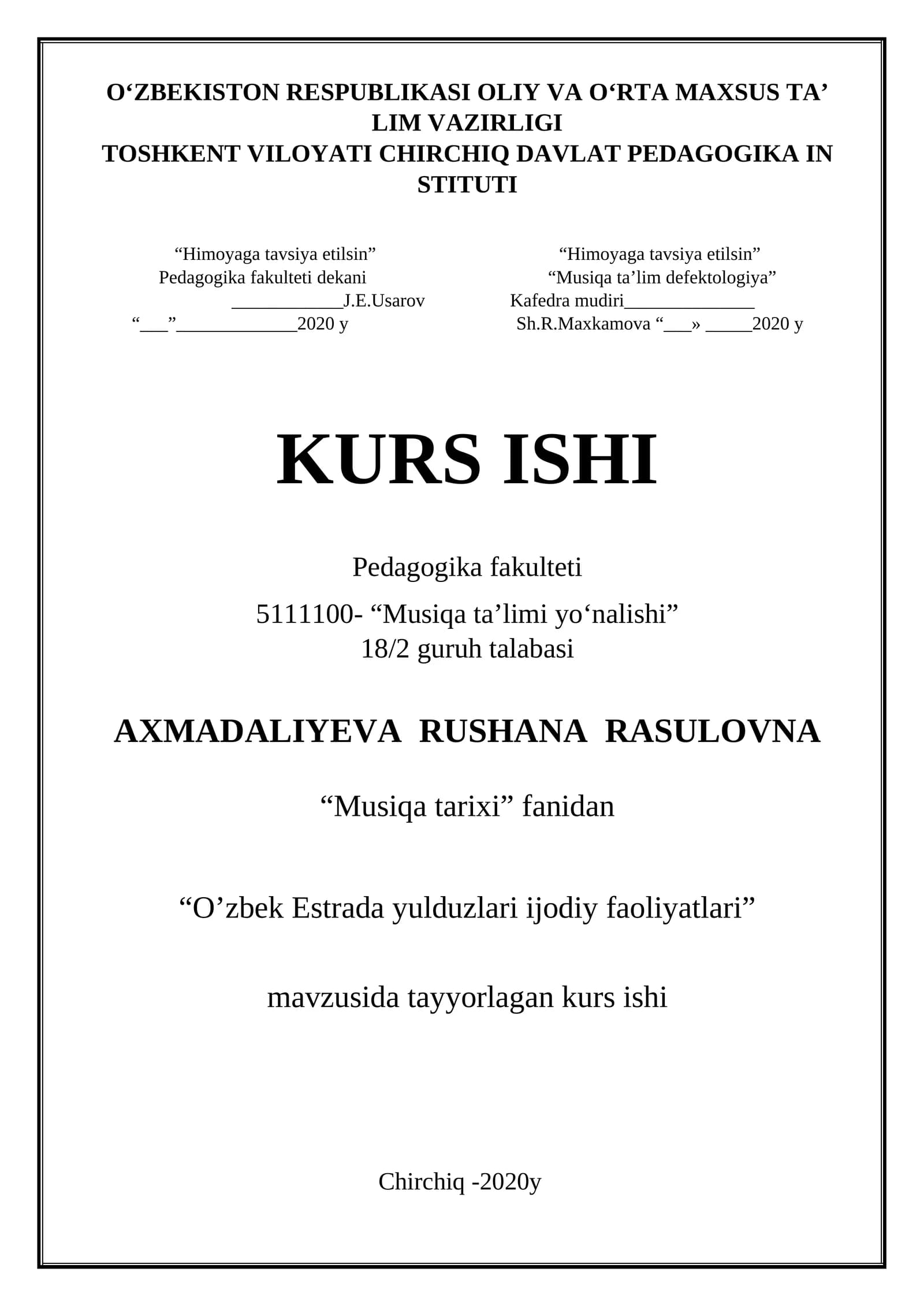 O’zbek Estrada yulduzlari ijodiy faoliyatlari