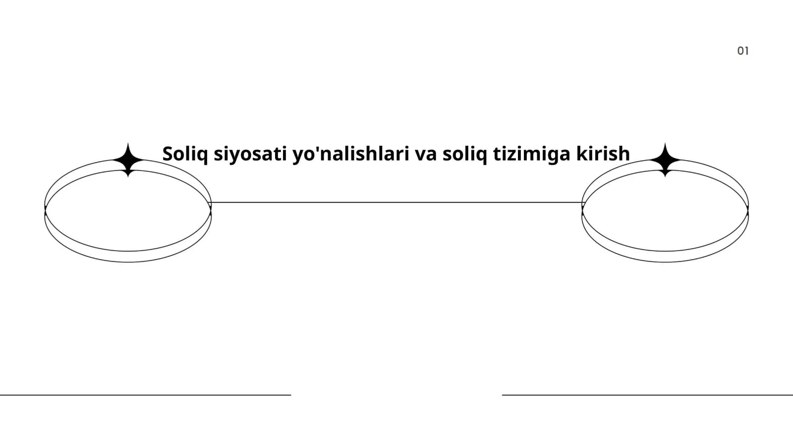 Soliq siyosati yo'nalishlari va soliq tizimiga kirish
