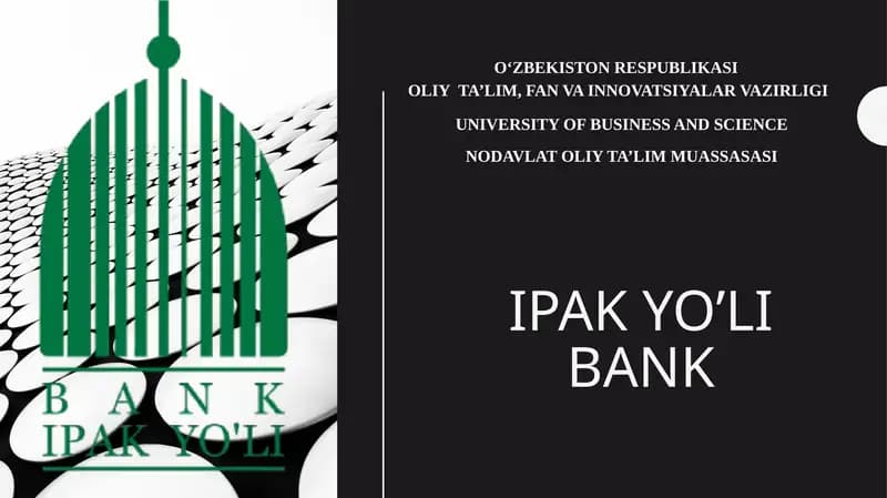 IPAK YO’LI BANK