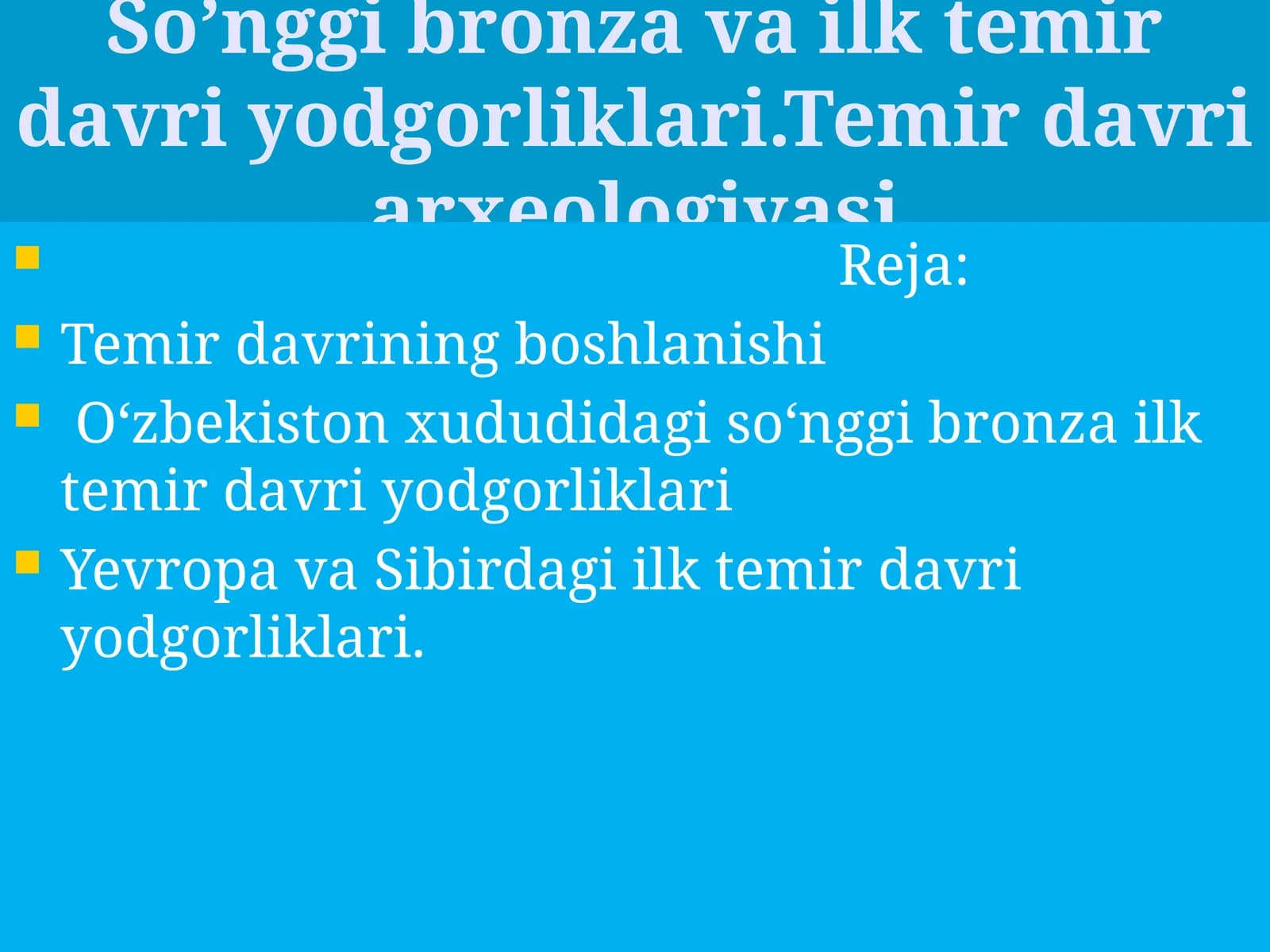 Temir davri arxeologiyasi