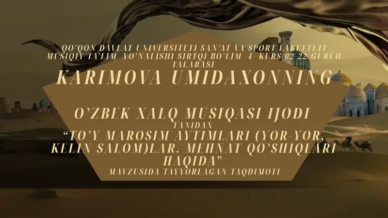 kurs ishi ximoyasi uchun taqdimot shabloni