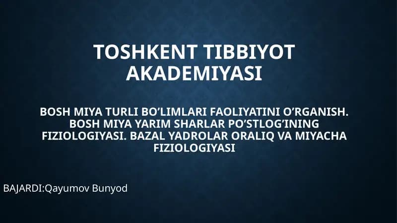 Miyachafiziologiyasi