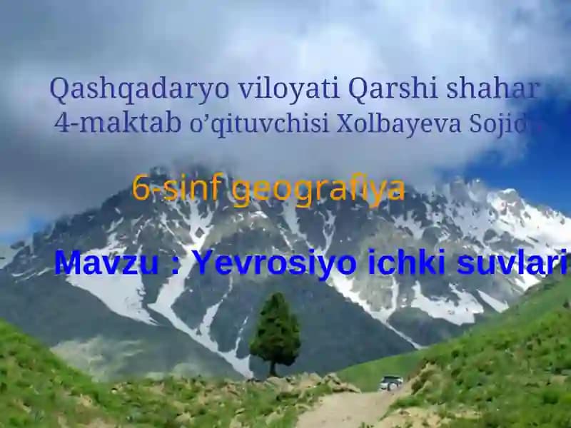Yevrosiyo ichki suvlari