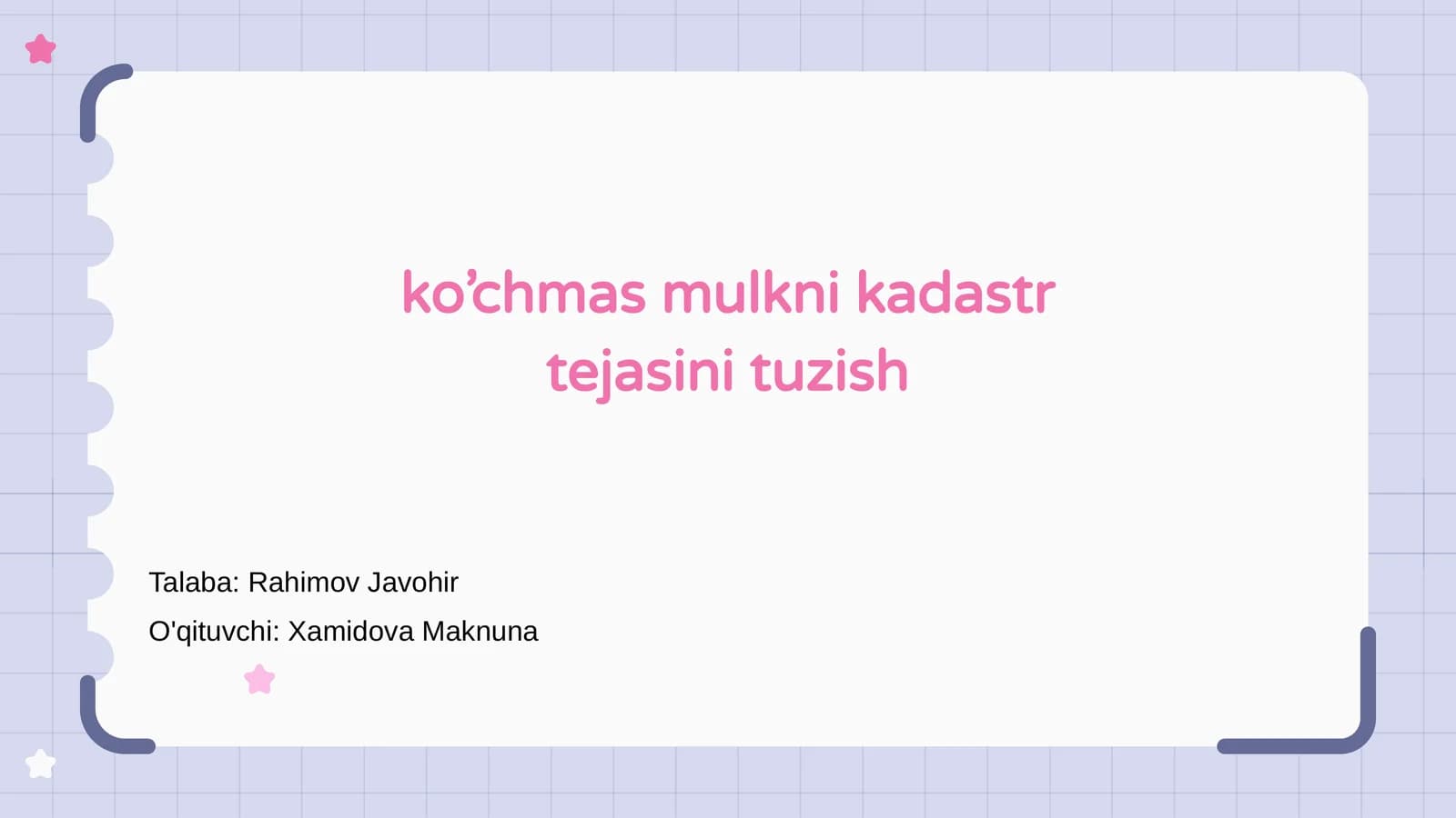 Kadastr Tekshiriya