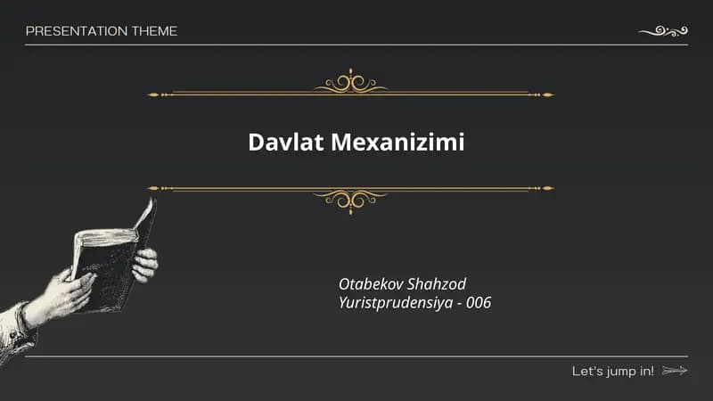 Davlat Mexanizimi