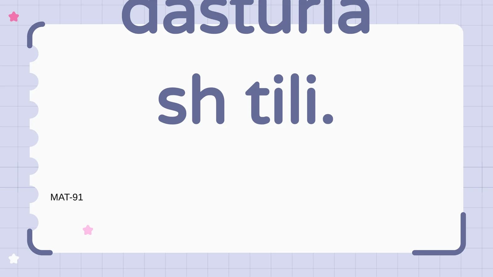 Java dasturlash tili