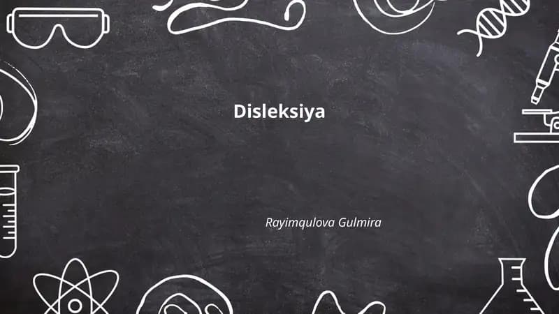 Disleksiya