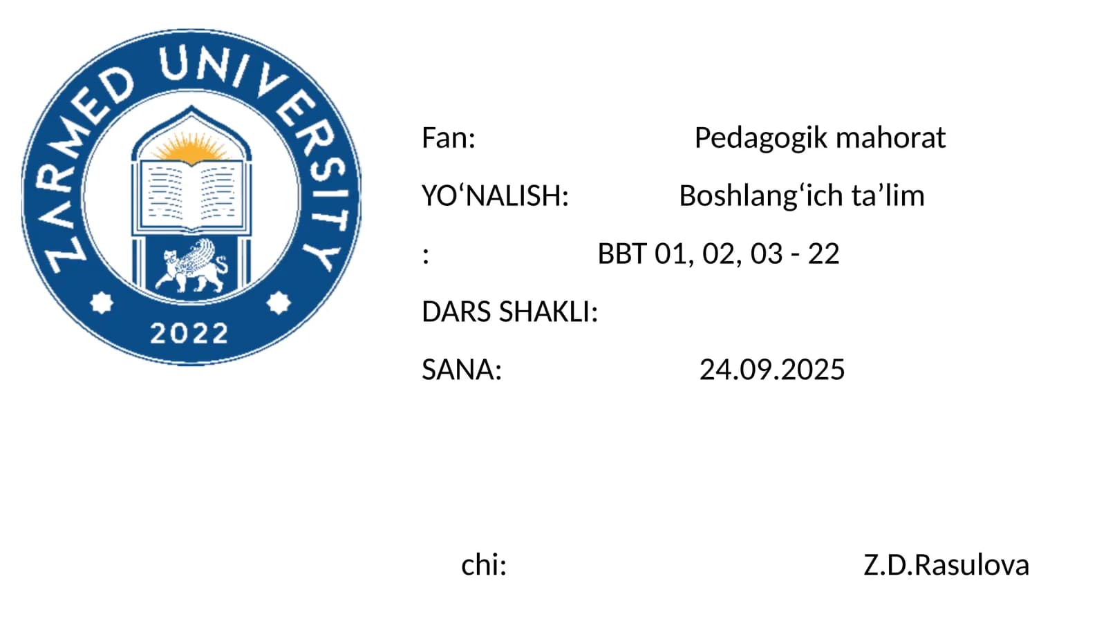 Pedagogik fikrlar taraqqiyotida o‘qituvchi mahorati masalalari.Pedagogik fikr tarixi va maktab amaliyotida o‘qituvchi mahorati masalalari