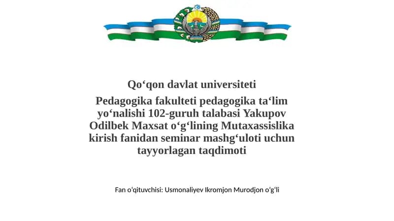 XXI asr jahon ta’lim tizimidagi global tendensiyalar