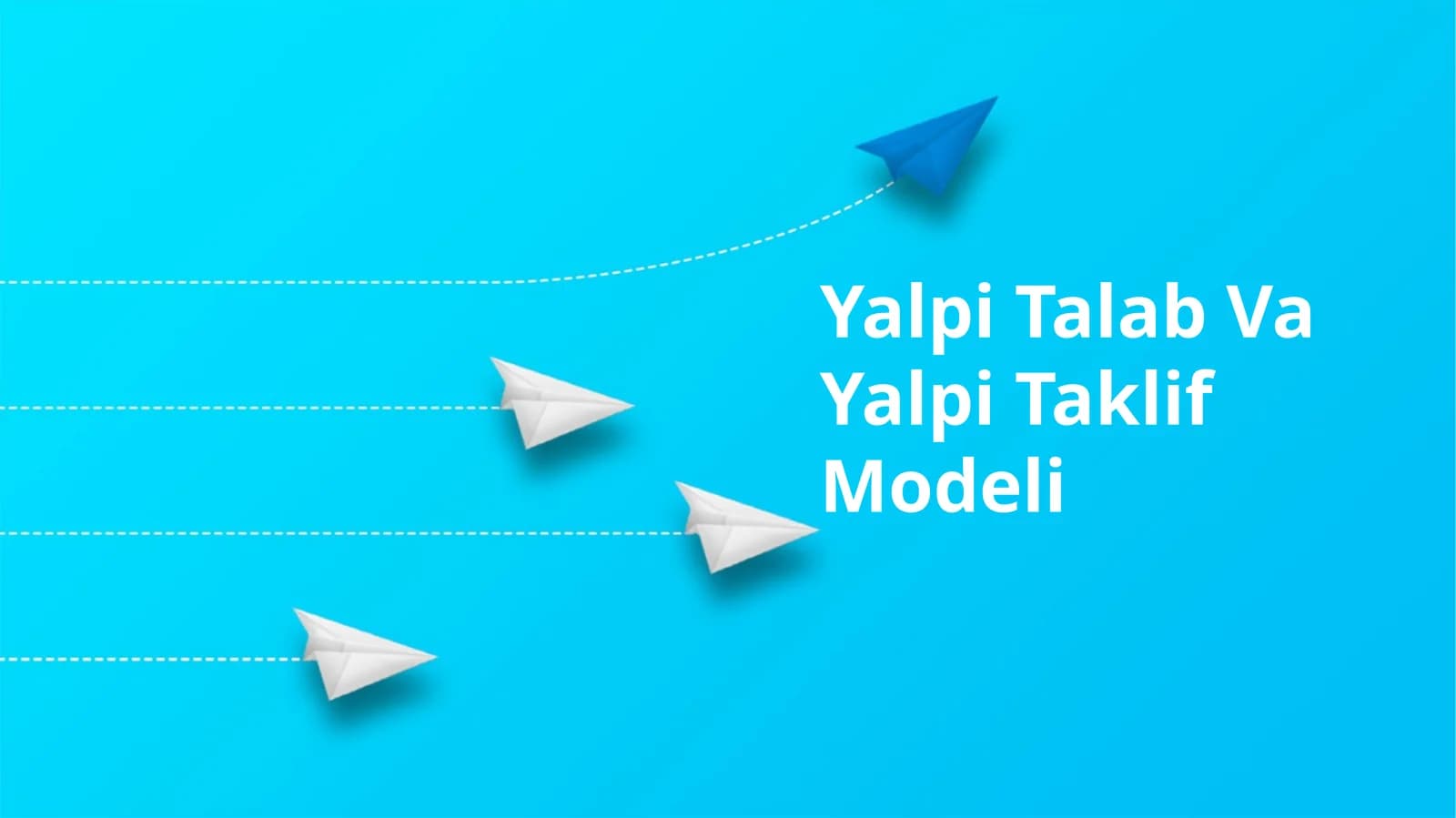 Yalpi Talab Va Yalpi Taklif Modeli