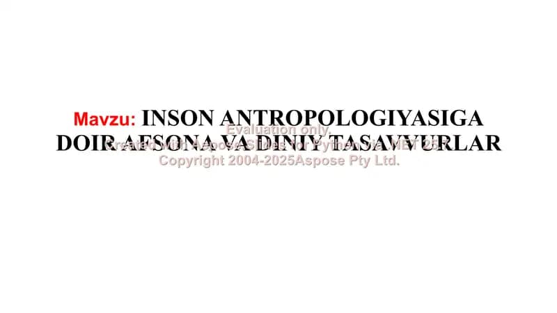 Тарихий антропология 2024