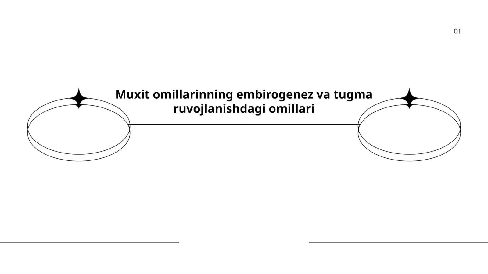 Muxit omillarinning embirogenez va tugma ruvojlanishdagi omillari