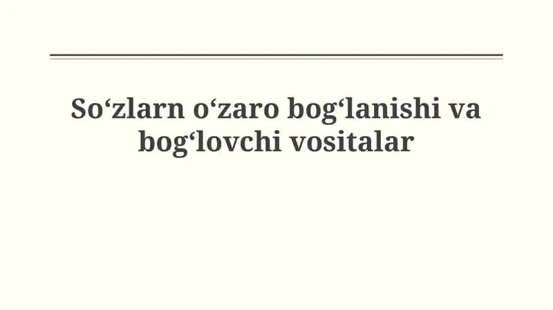 Bog'lovchi vositalar