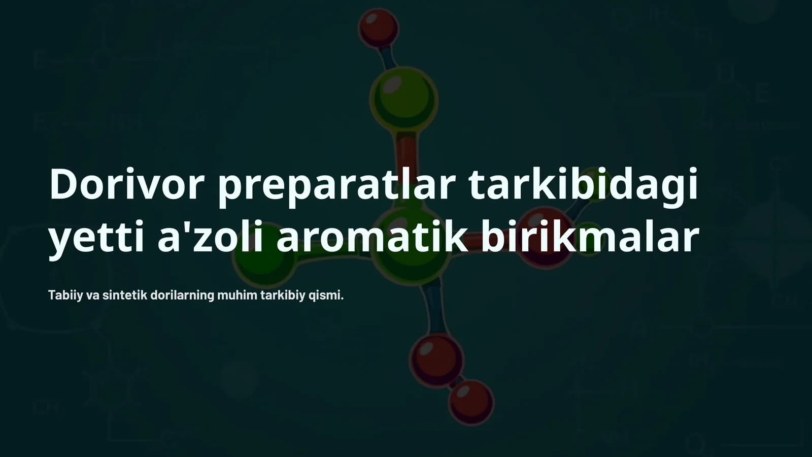Aromatik birikmalar