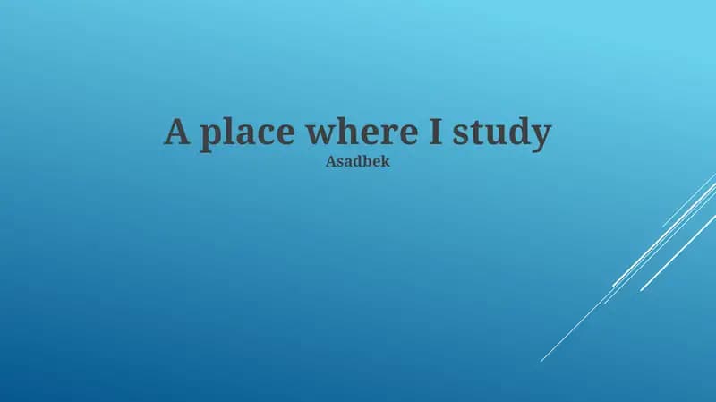 The Ideal Study Environment