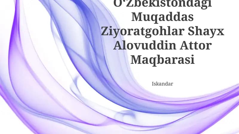 Shayx Alauddin Attor maqbarasi