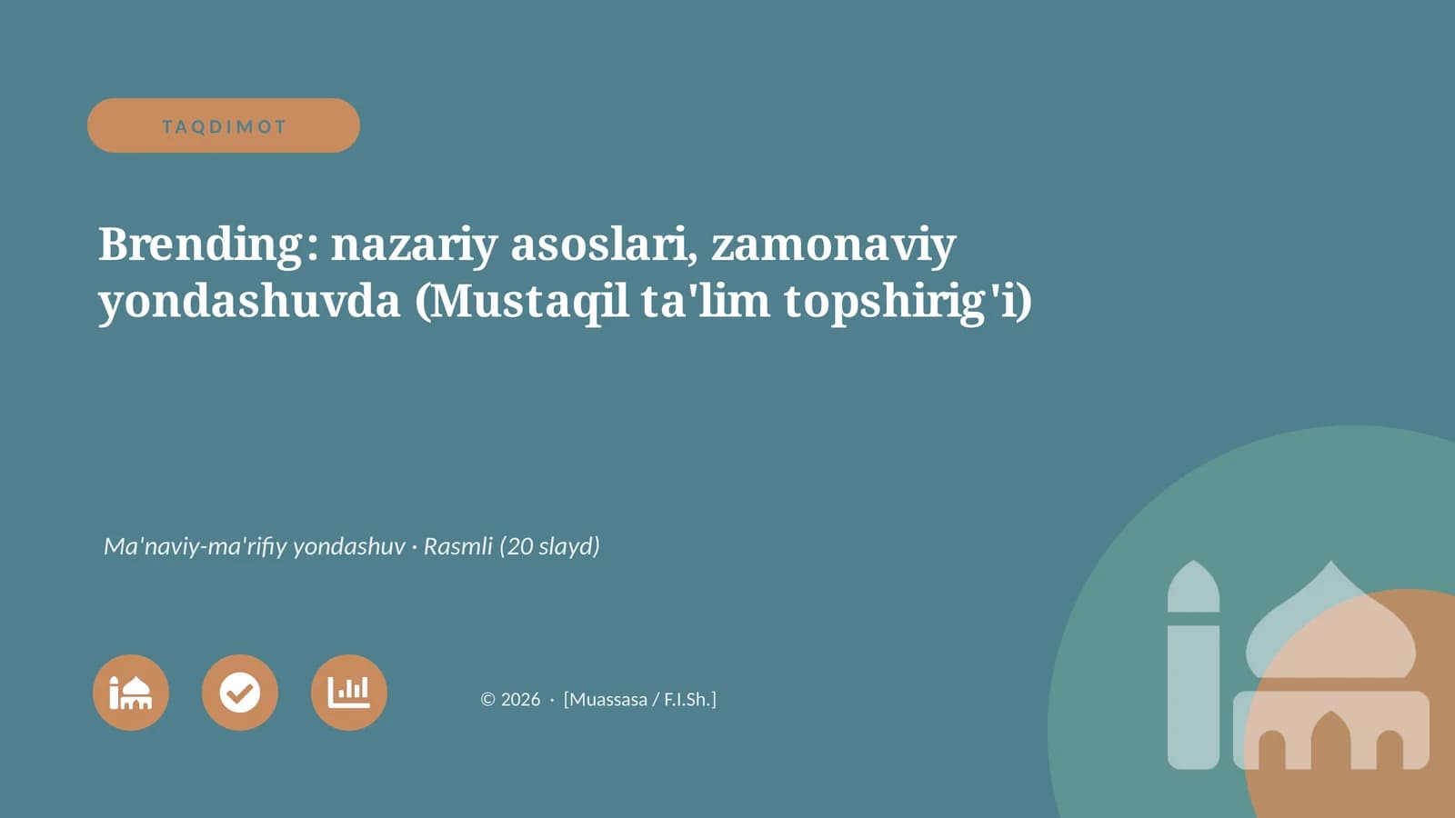 Brending: nazariy asoslari, zamonaviy yondashuvda