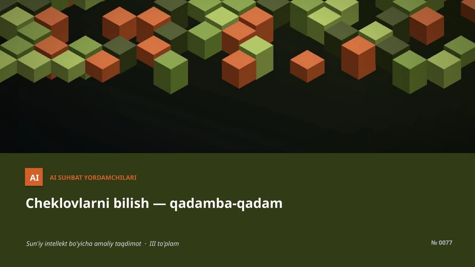 AI SUHBAT YORDAMCHILARI