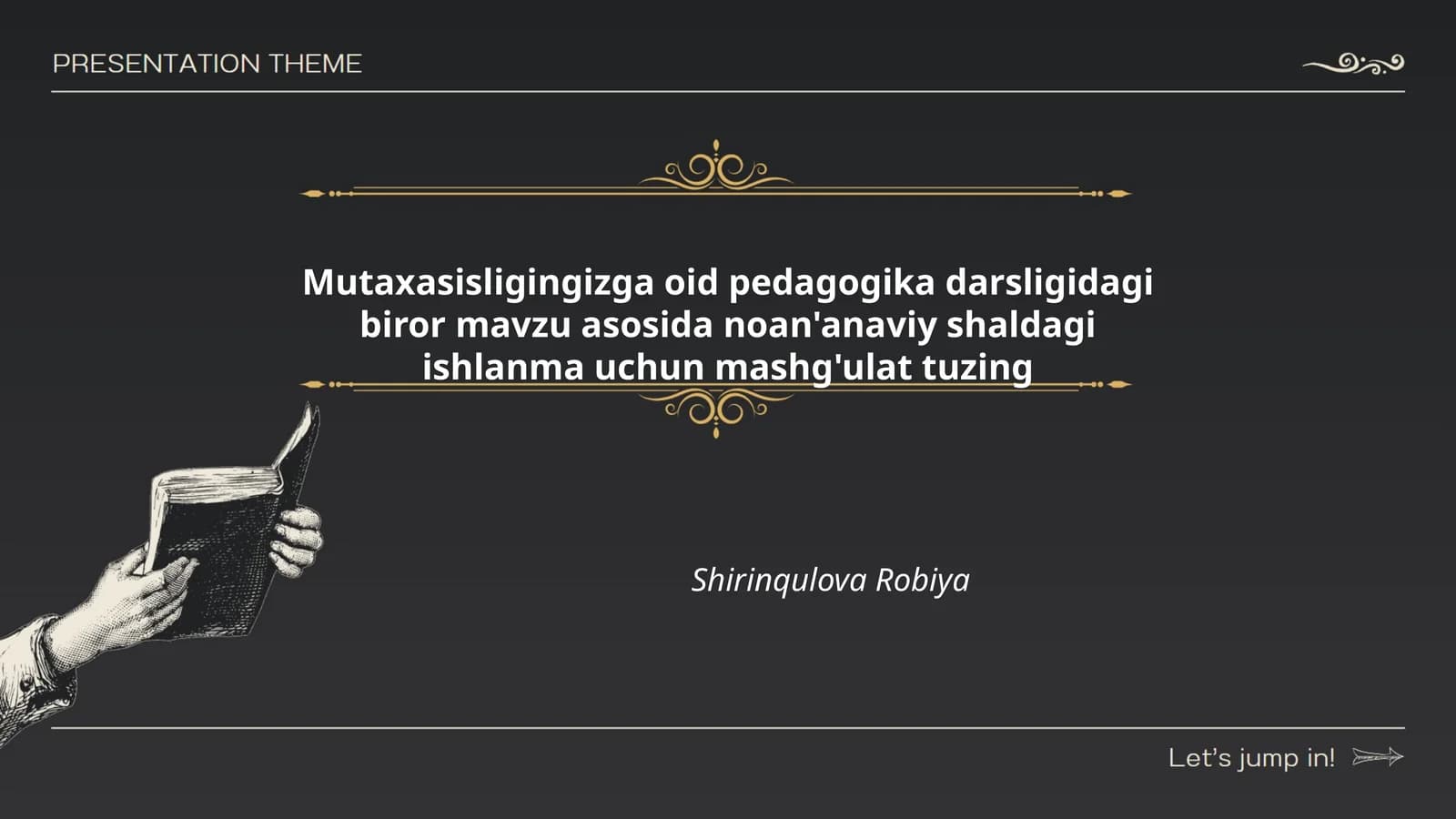 O'yinli ta'lim metodlari