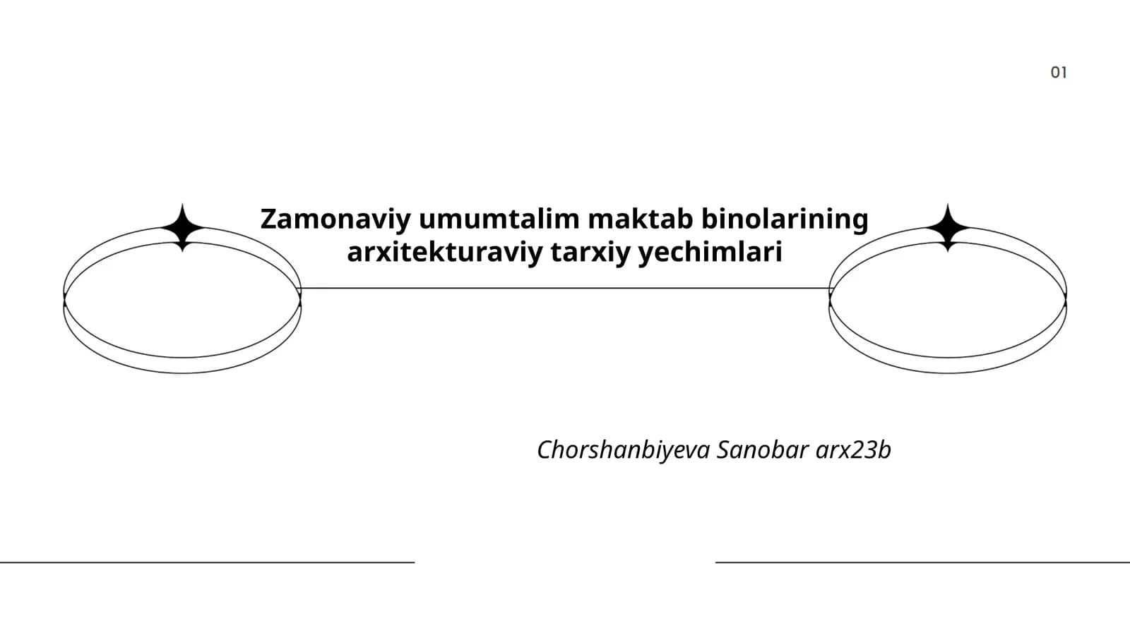 Zamonaviy umumtalim maktab binolarining arxitekturaviy tarxiy yechimlari