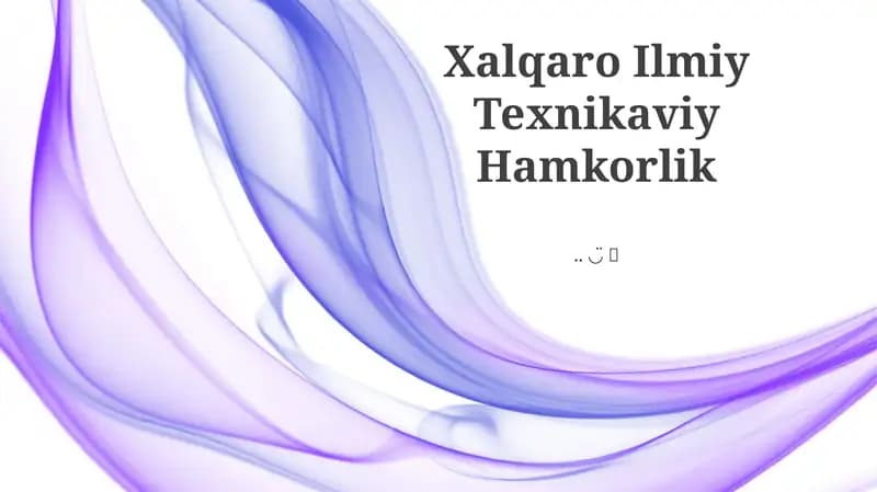 Xalqaro Ilmiy Texnikaviy Hamkorlik