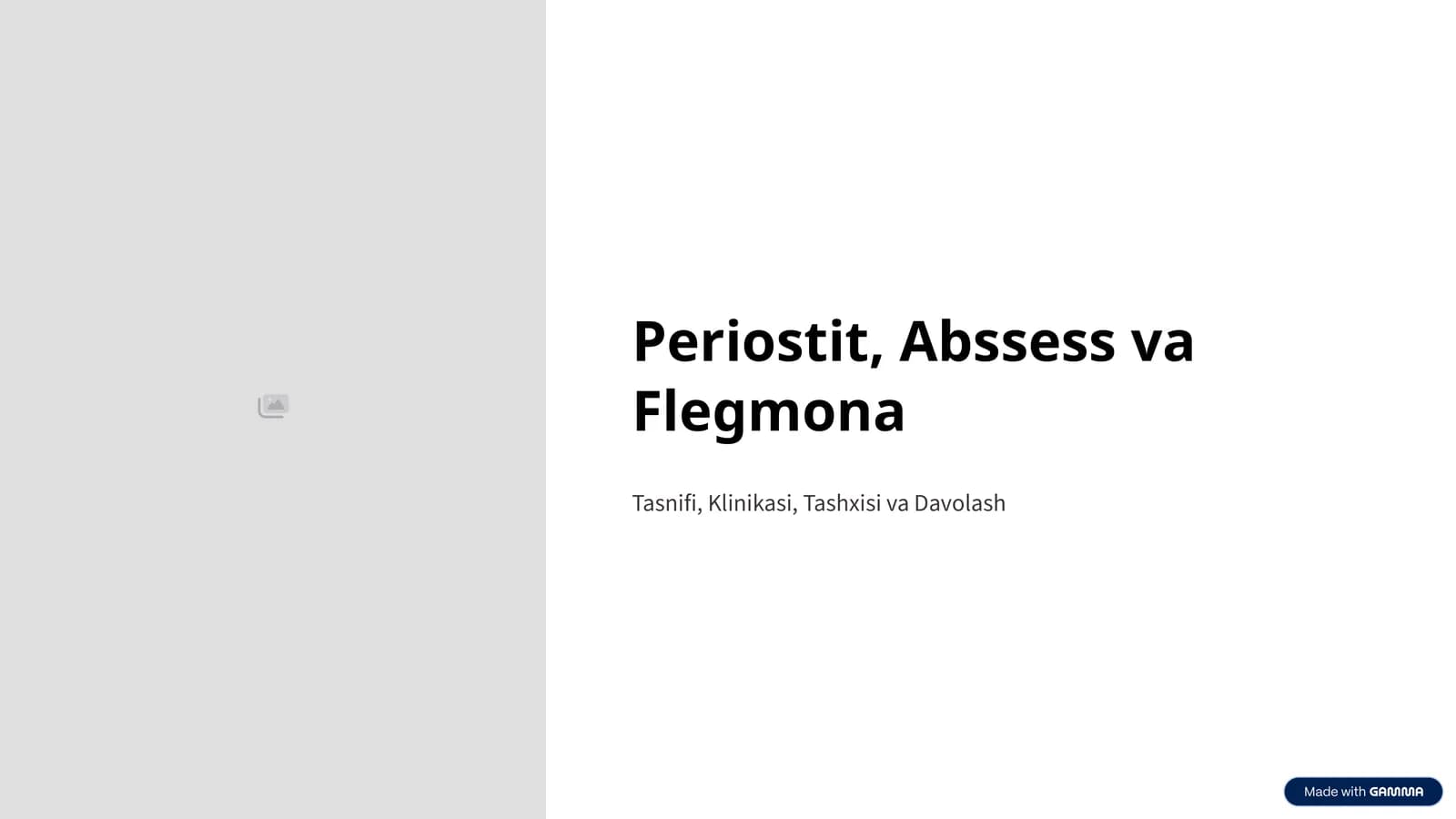 Periostit