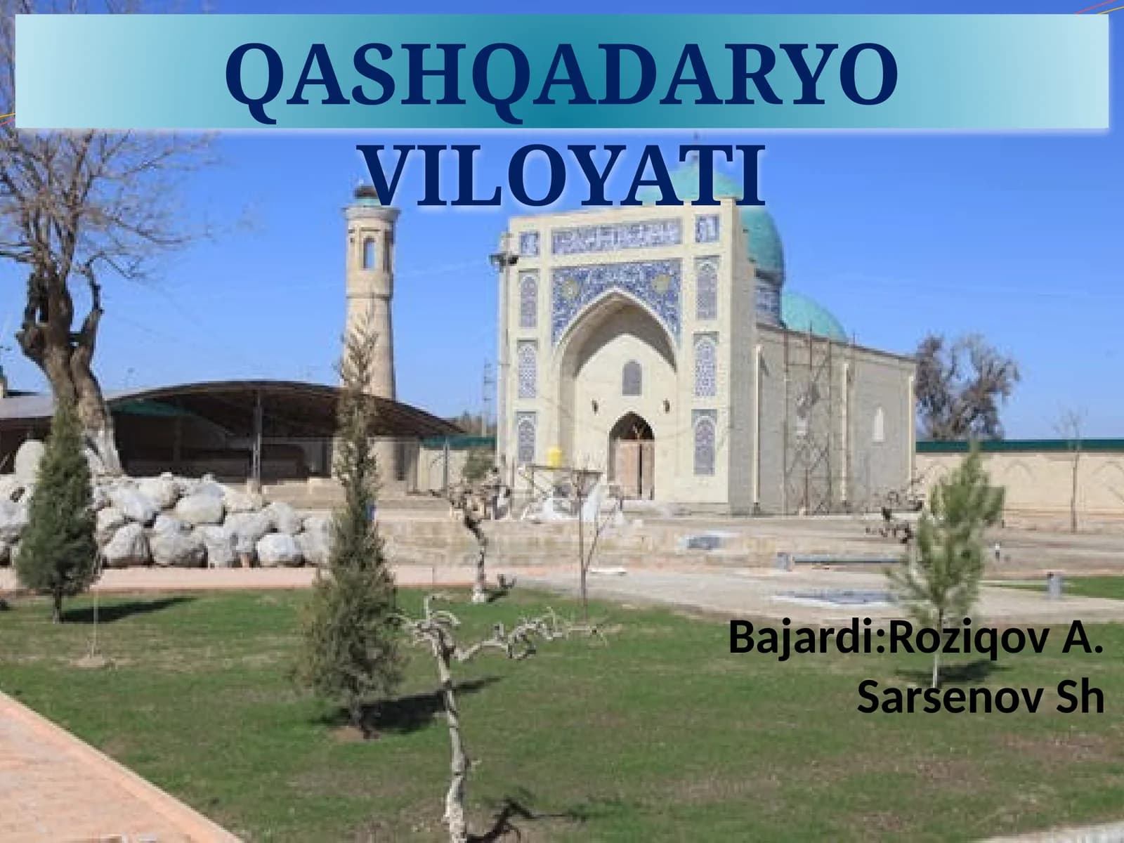 Qashqadaryoviloyat