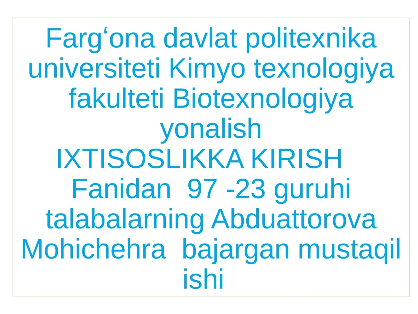Sanoat mikrobiologiyasi va biotexnologiya tarixi