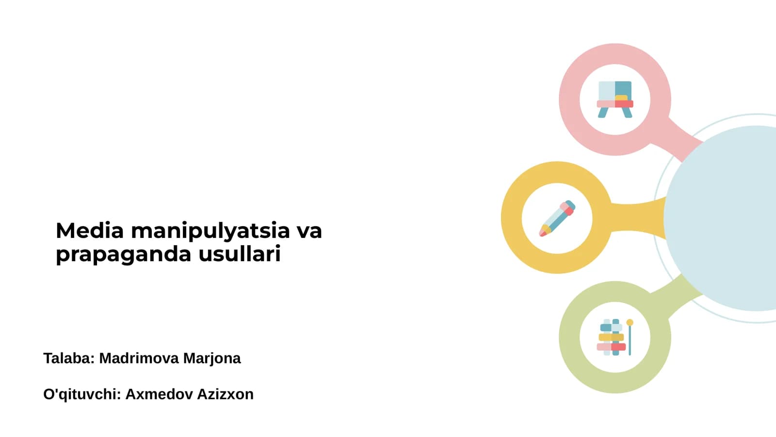 Media manipulyatsia va prapaganda usullari