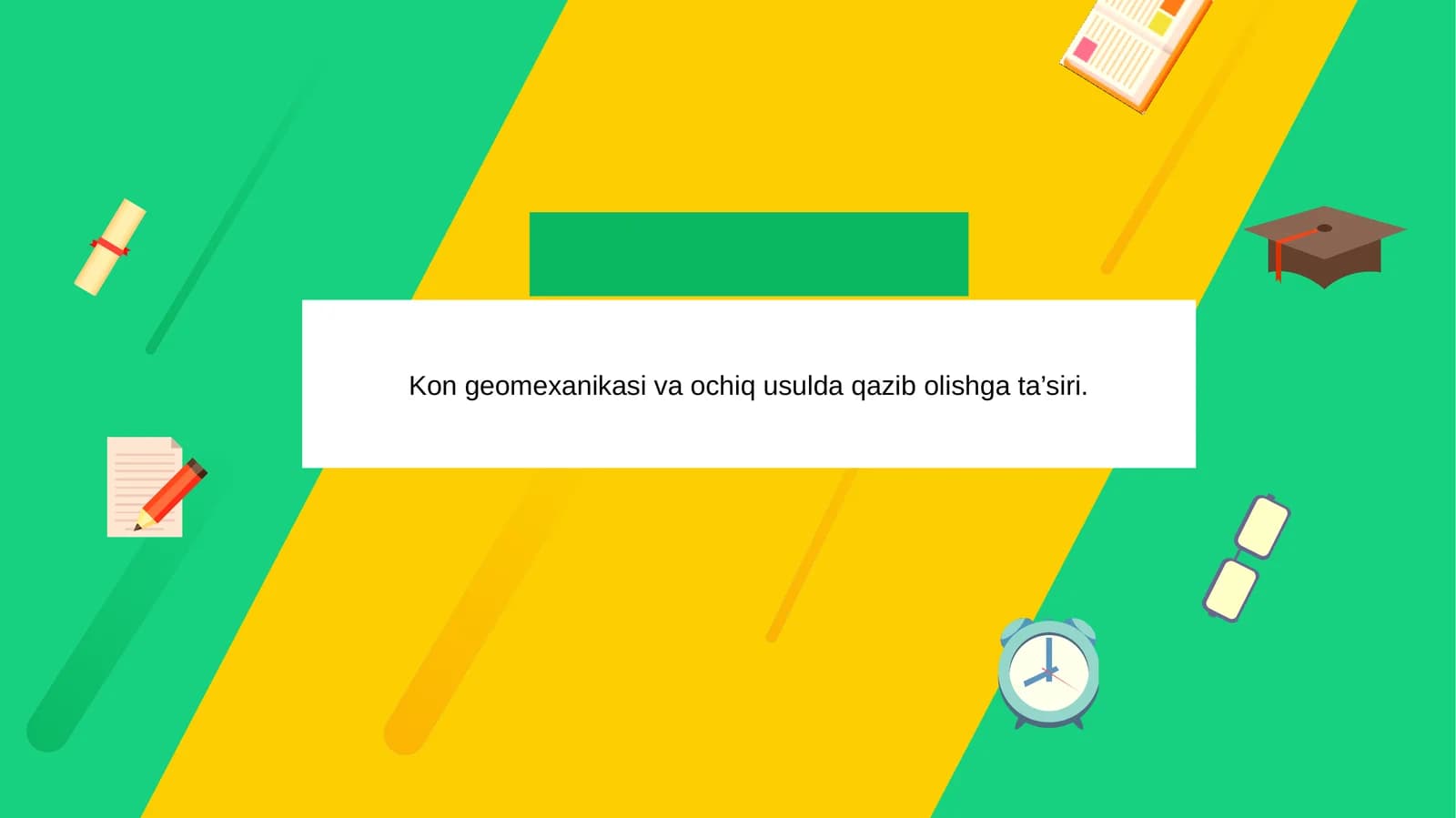 Kon geomexanikasi va ochiq usulda qazib olishga ta’siri