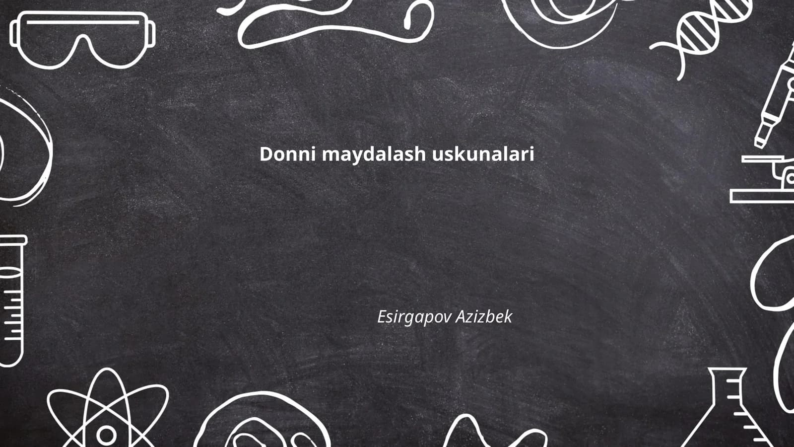Donni maydalash uskunalari