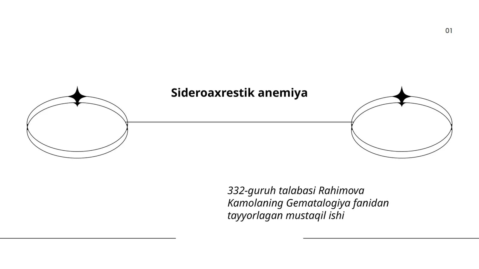Sideroaxrestik anemiya