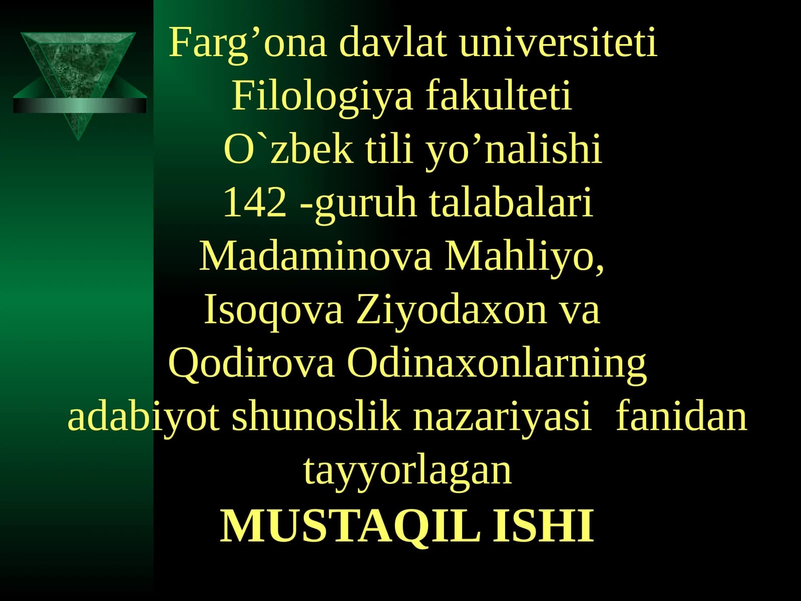 Alisher Navoiyning adabiy-nazariy vatani qarashlari