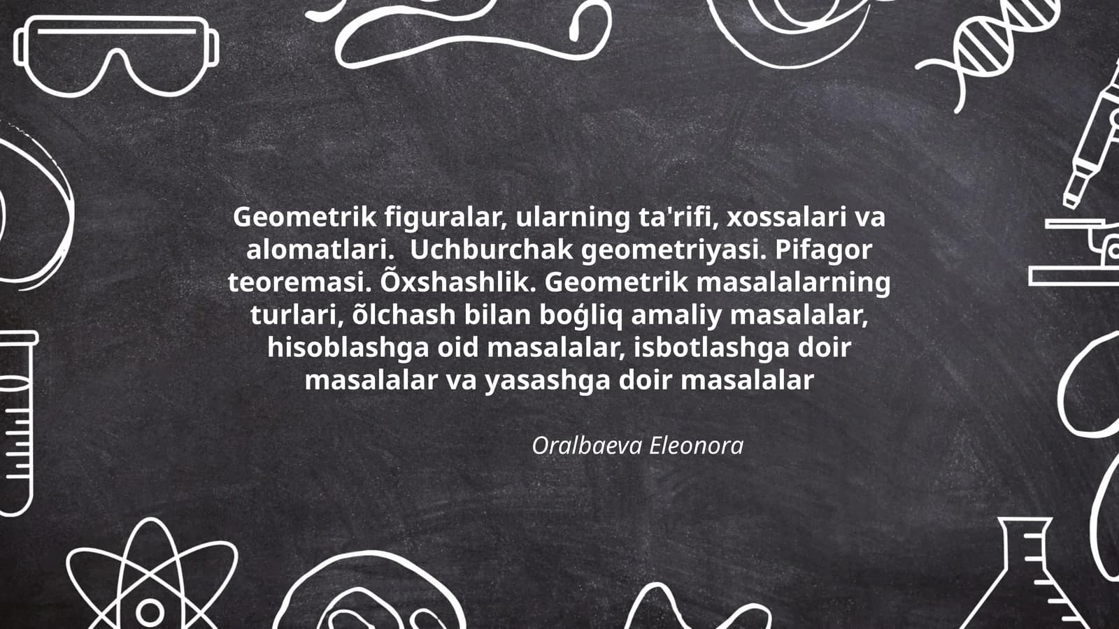 Geometrik masalalar