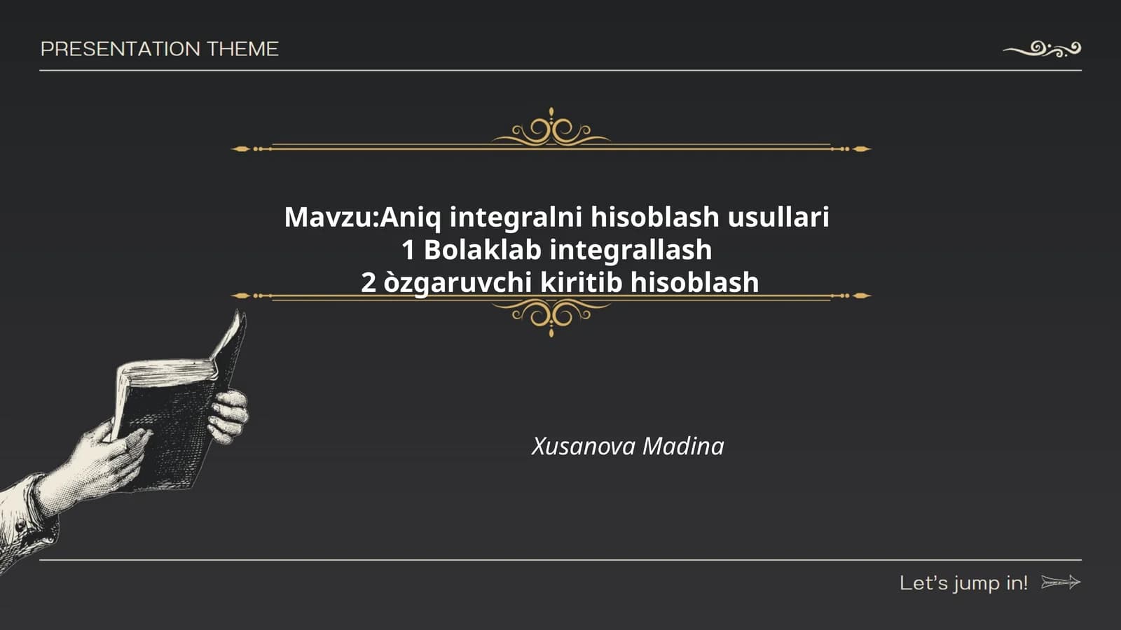 Aniq integralni hisoblash usullari