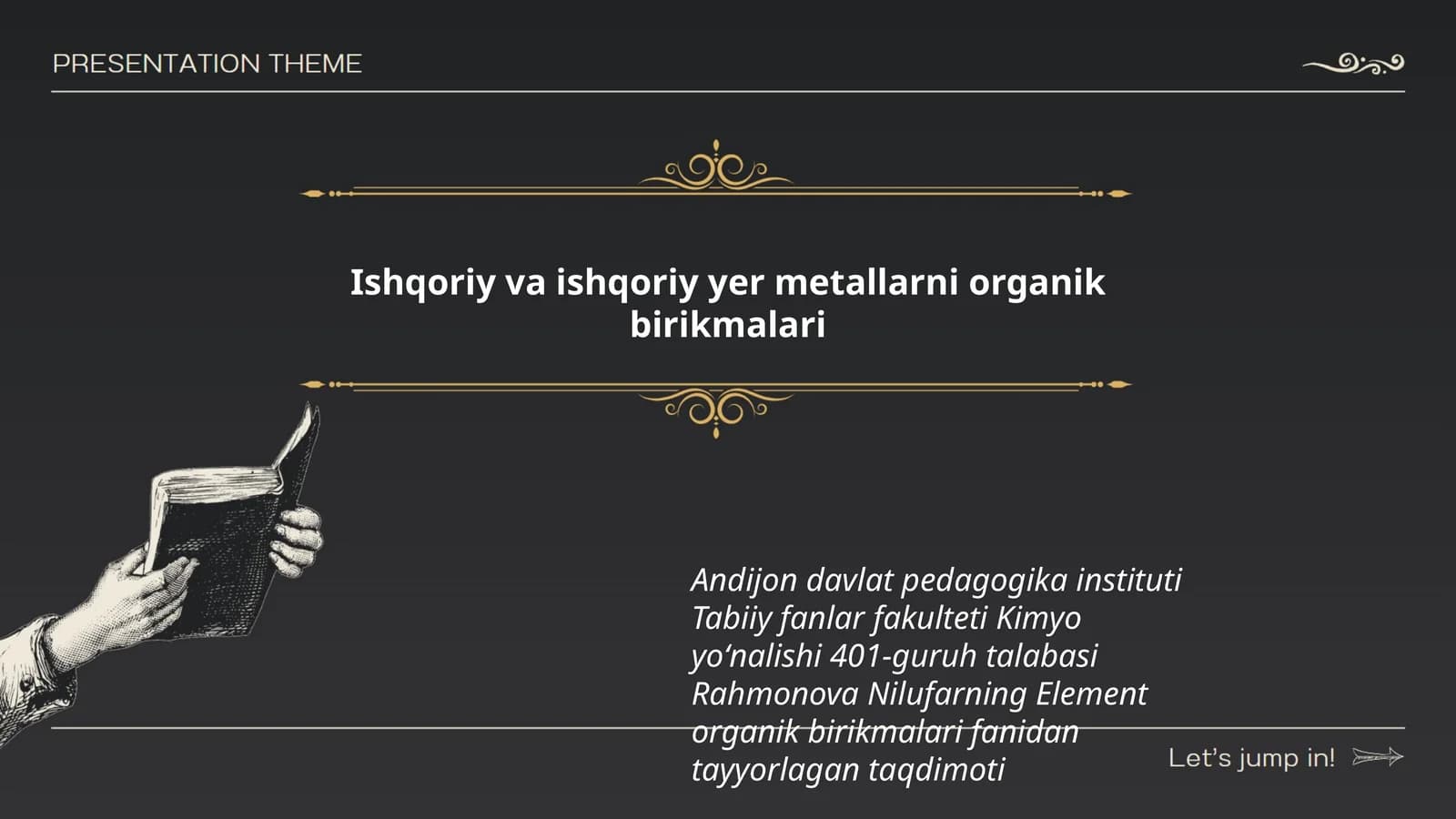 Element organik birikmalari