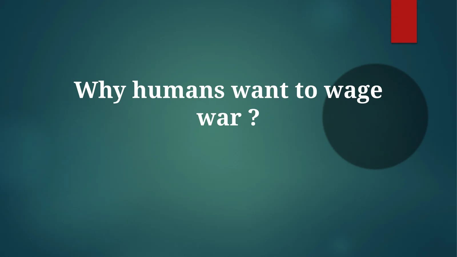 The Roots of Conflict: Unpacking the Drivers of War