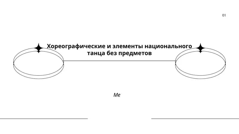 Хореографические и элементы национального танца без предметов
