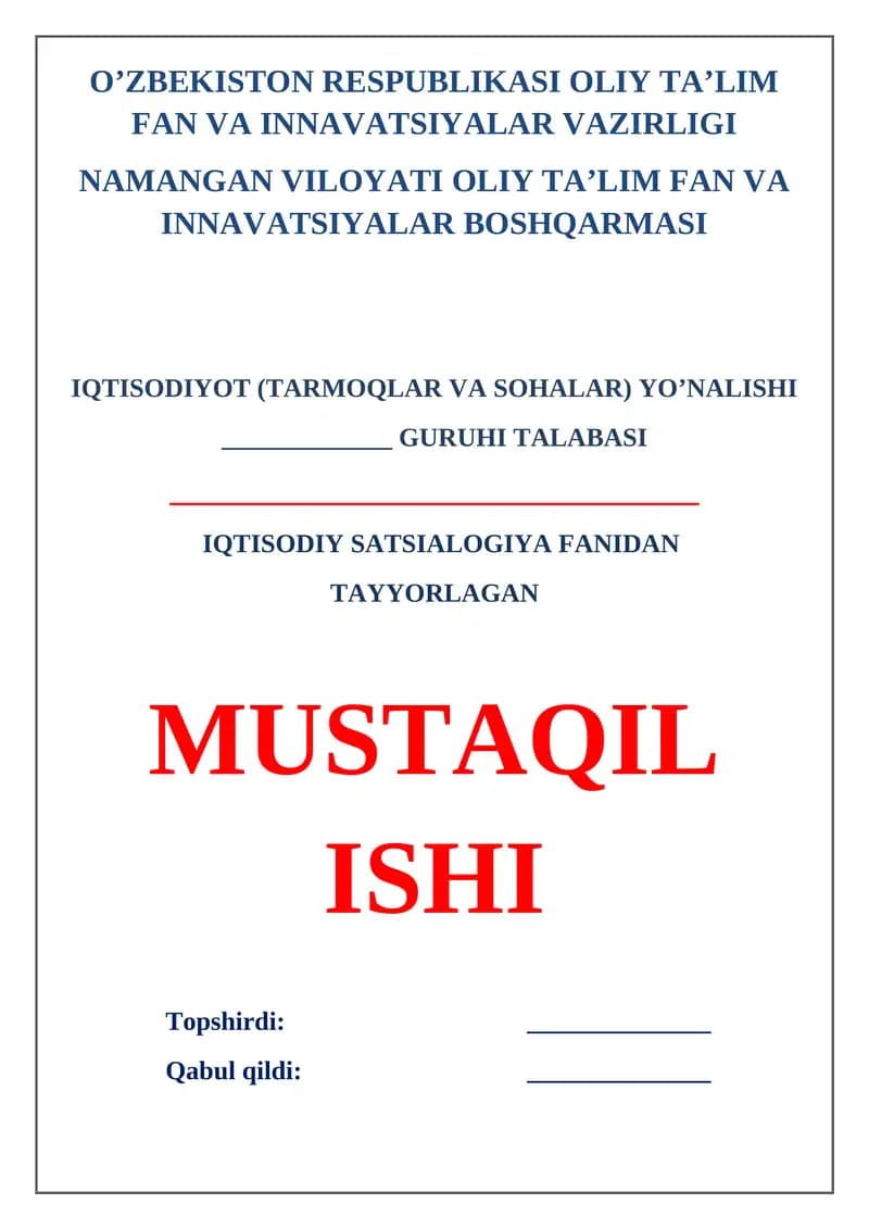 Tashkiliy va mеhnat munosabatlarning ijtimoiy tahlili