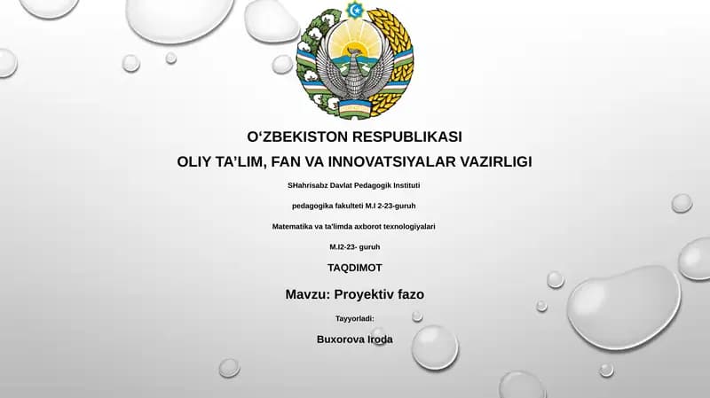 Proyektiv fazo