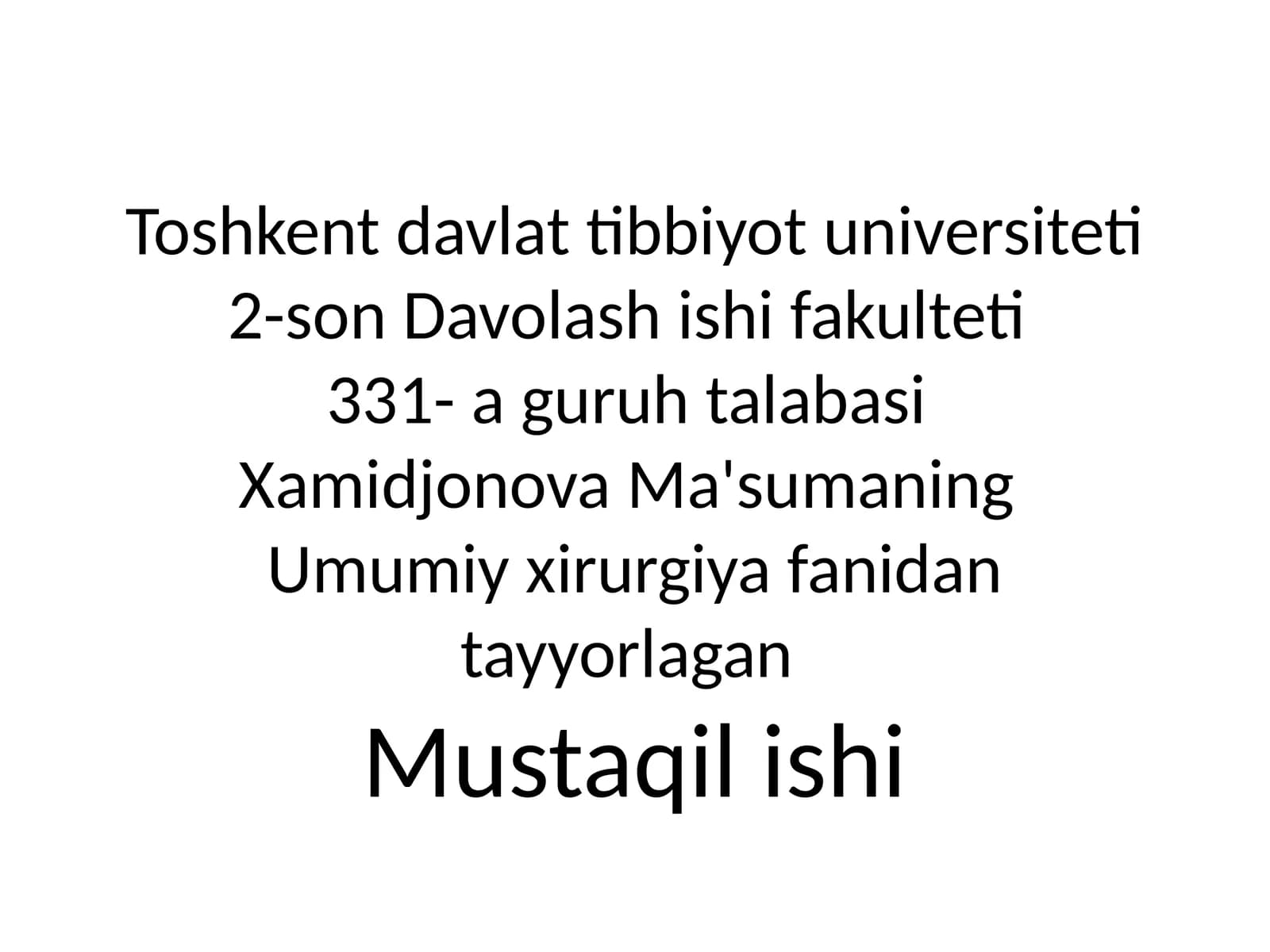 Xirurgik infeksiyalari