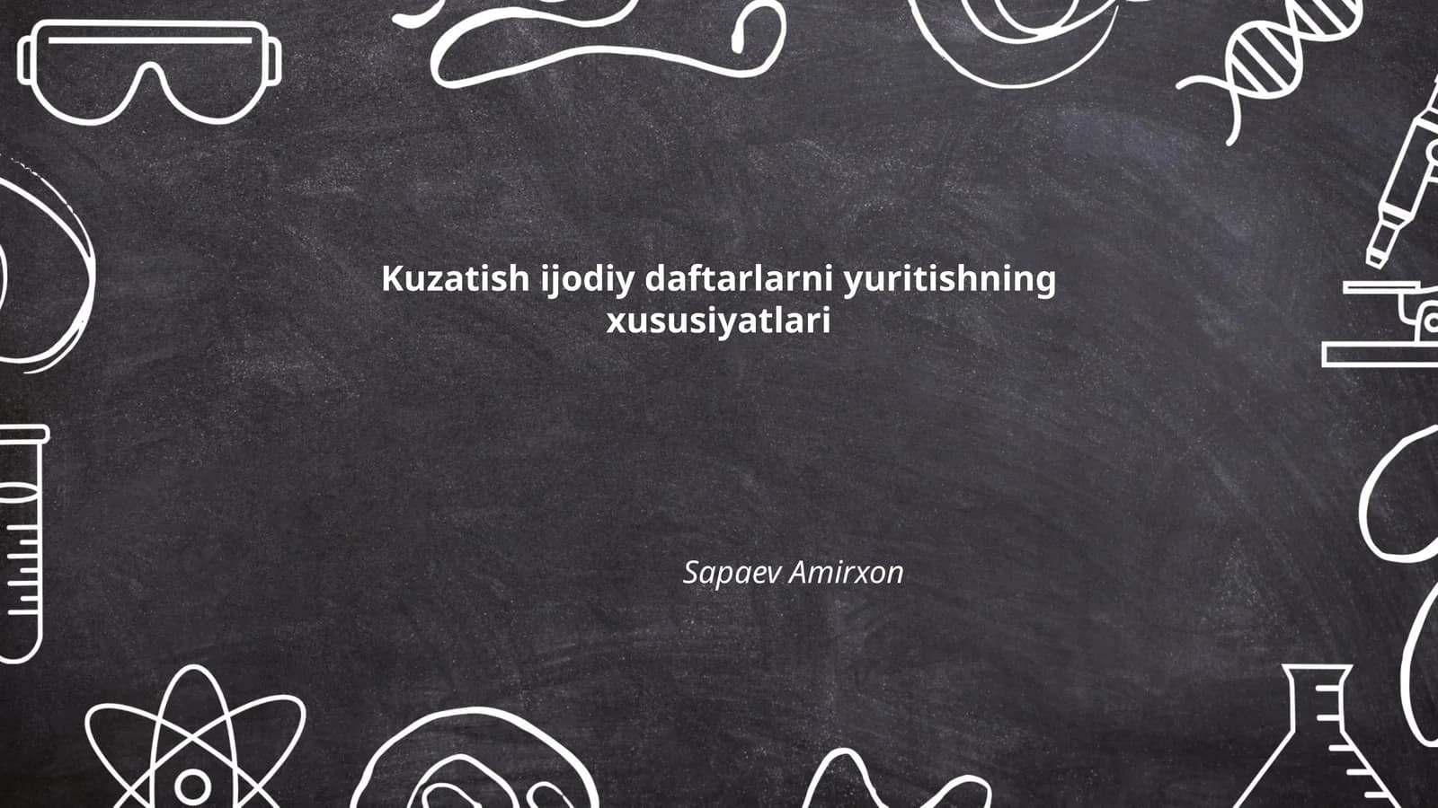 Kuzatish ijodiy daftarlarni yuritishning xususiyatlari