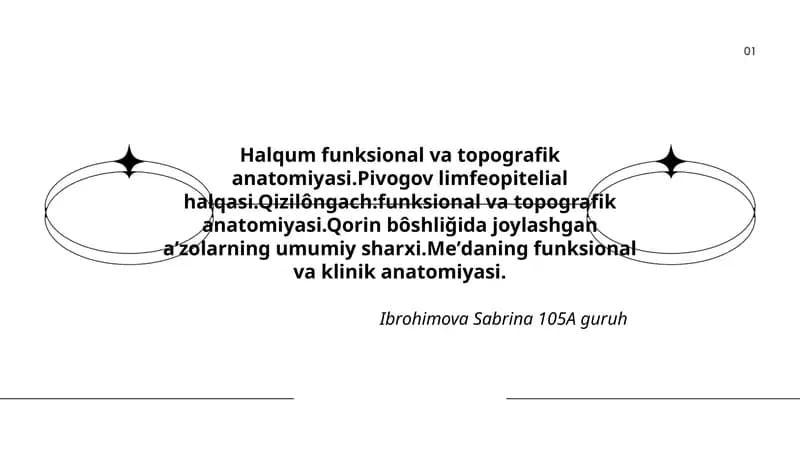 Halqum funksional va topografik anatomiyasi