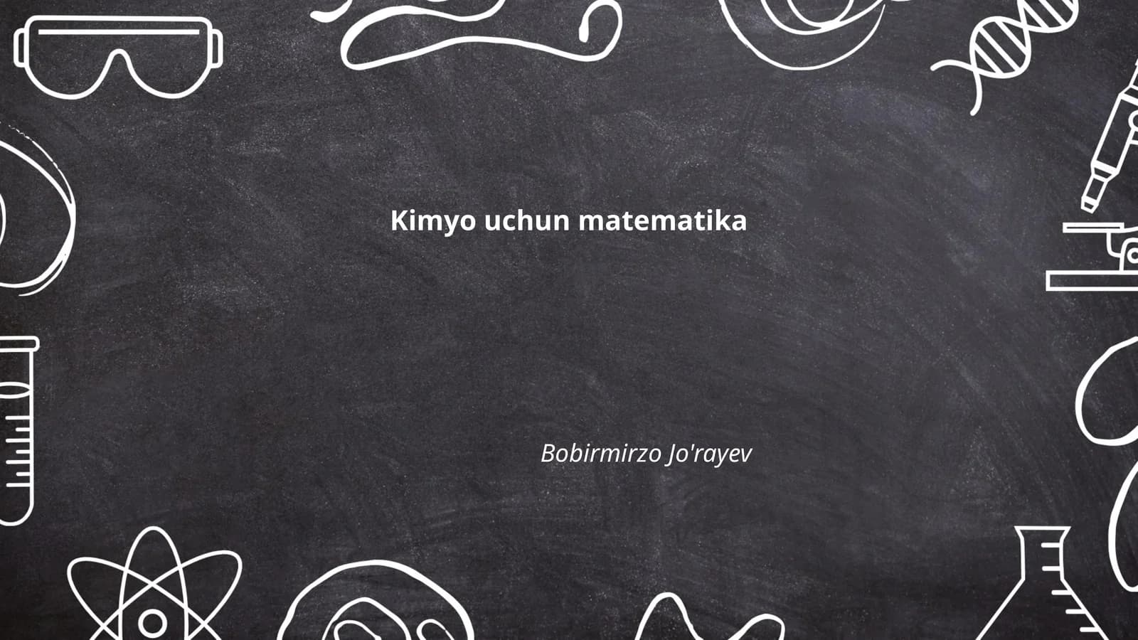 Kimyo uchun matematika