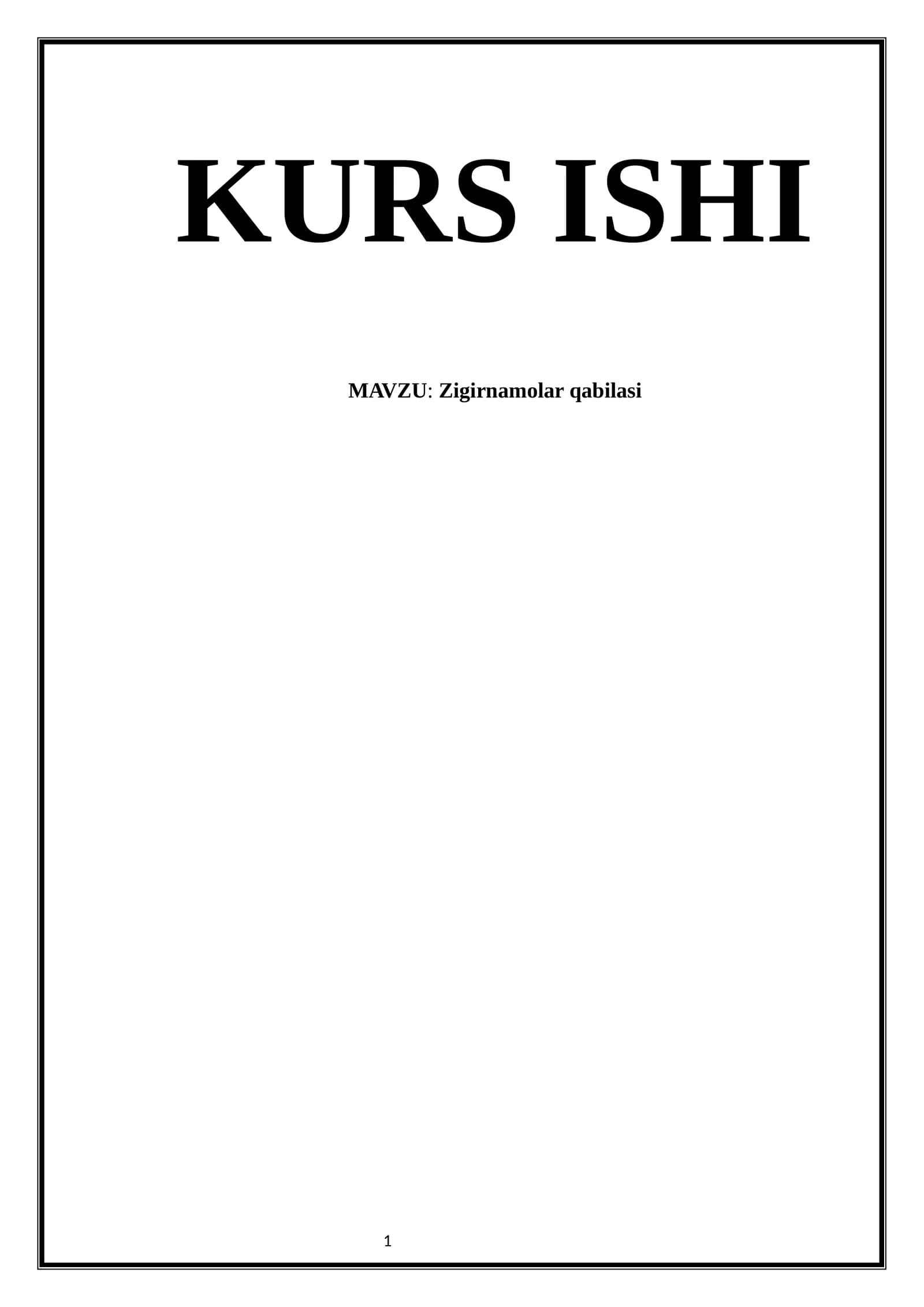 Zigirnamolar qabilasi