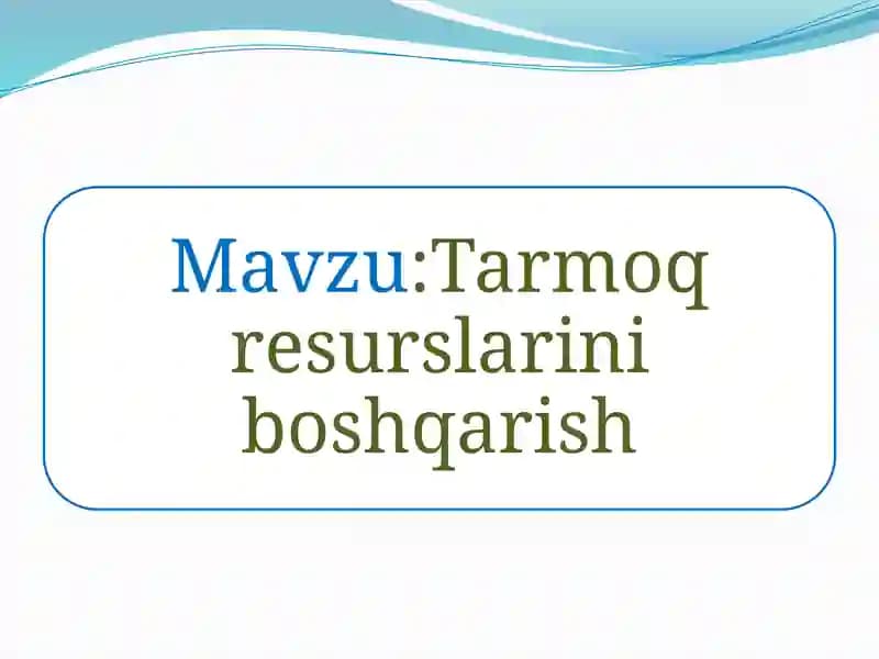 Markazlashtirilgan boshqaruv