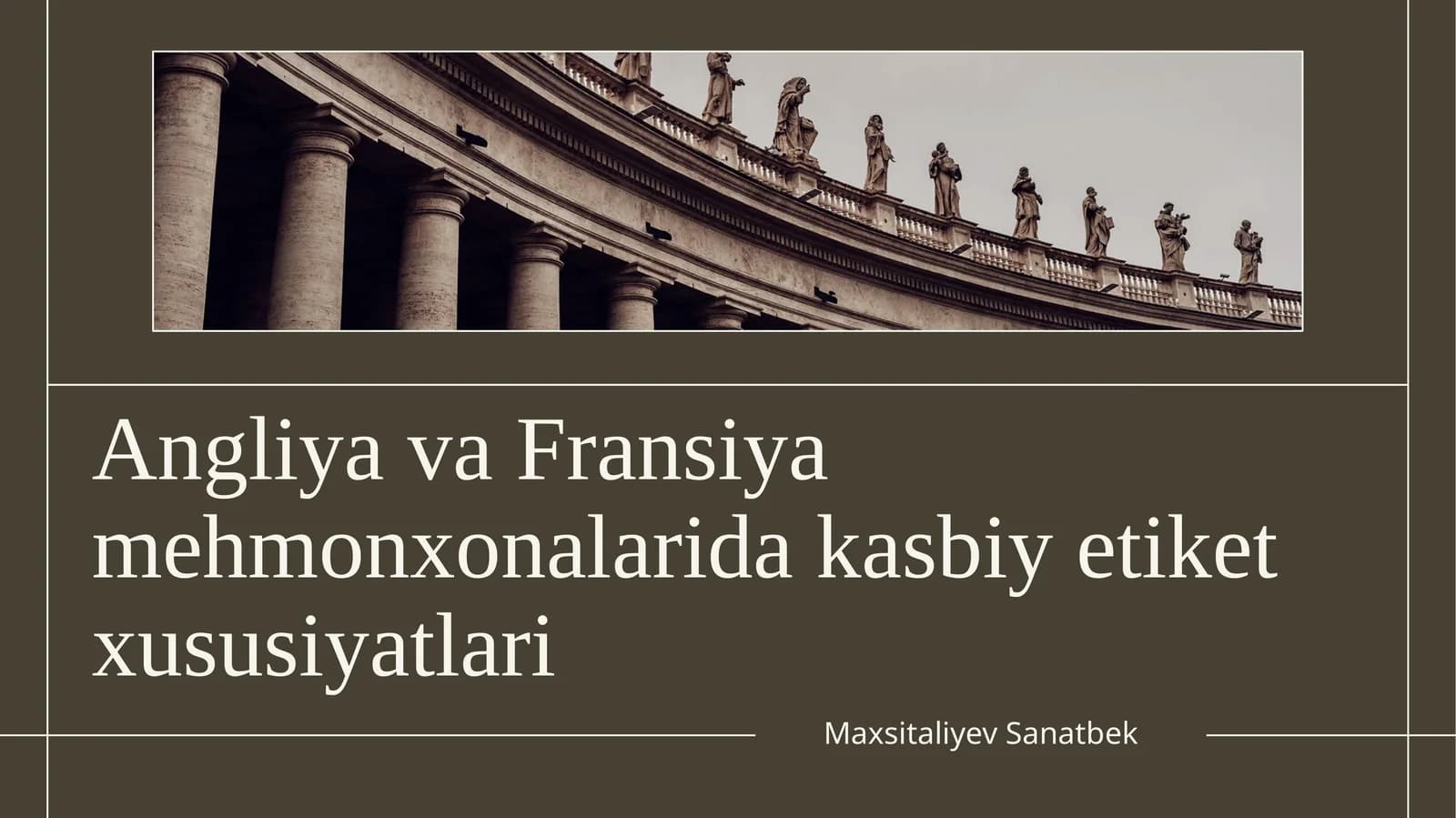 AngliyavaFransiyamehmonxonalaridakasbiyetiketxususiyatlari